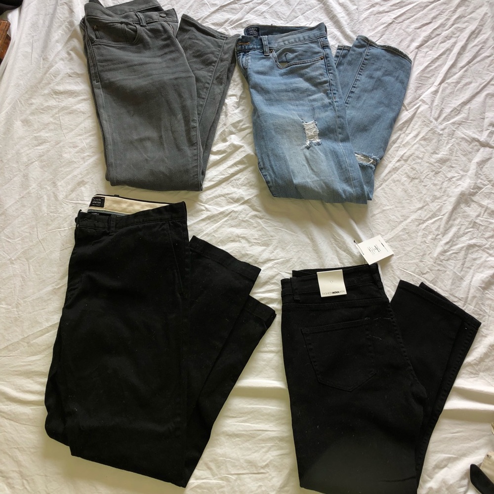 Jcrew/Asos/Banana republic/fashionnova mens jeans